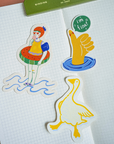 Hey Sooj | Silly Goose Vinyl Sticker