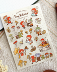 Tiny Kikimo | Mushroom Harvest Sticker Sheet