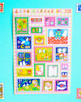 Odd Rabbits | Love Letter Frosted Glitter A6 Sticker Sheet