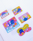 Odd Rabbits | Maebee's Day Off Glitter A6 Sticker Sheet