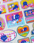 Odd Rabbits | Maebee's Day Off Glitter A6 Sticker Sheet