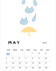 2025 Calendar Dashboard Digital Freebie