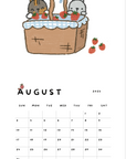 2025 Calendar Dashboard Digital Freebie