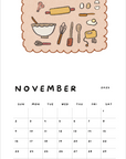 2025 Calendar Dashboard Digital Freebie