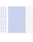 Maste | Writable Washi Tape Flake | Gingham