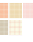 Maste | Writable Washi Tape Flake | Grid