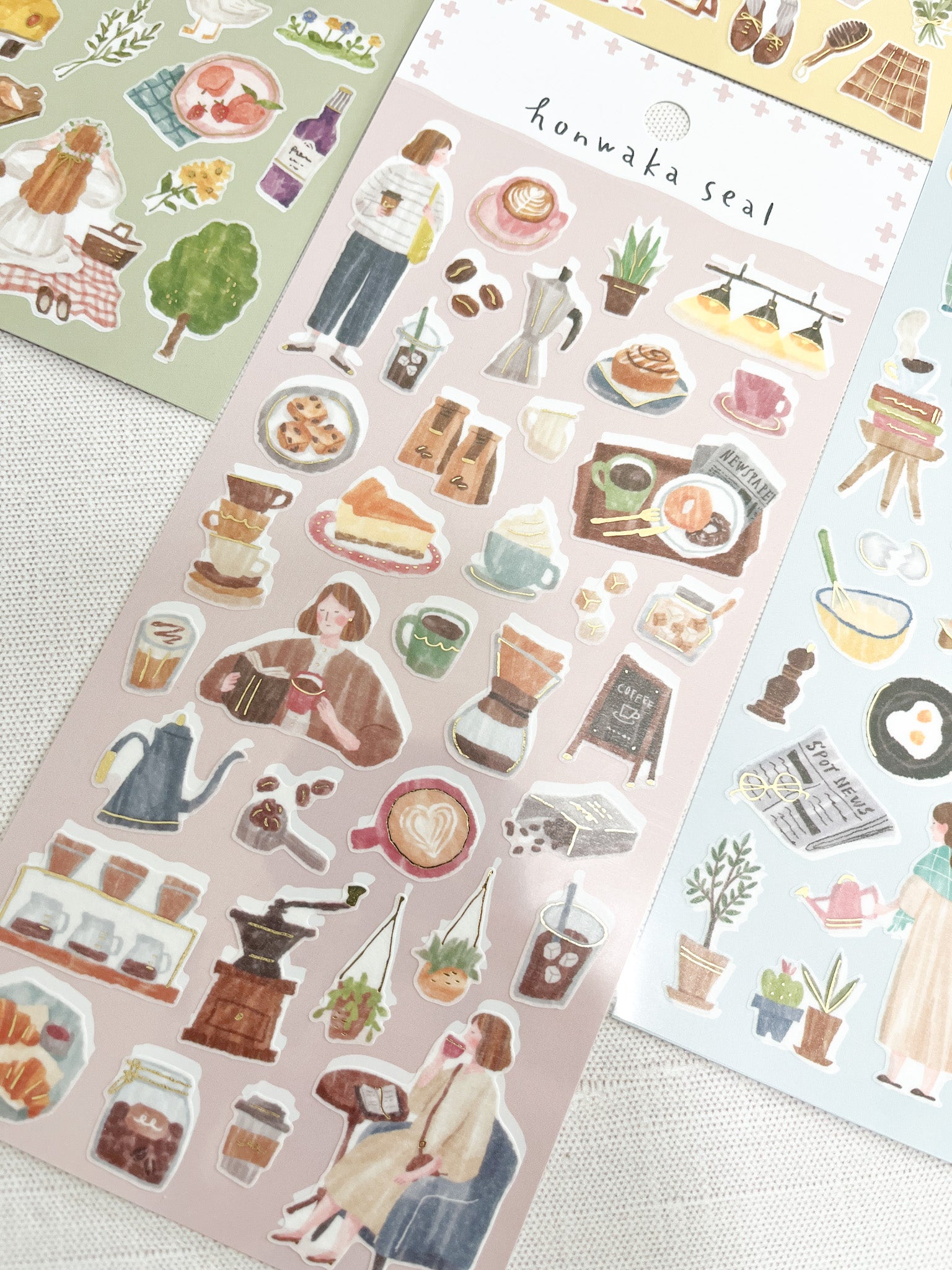 Mind Wave | Honwaka Seal Collection | Cafe | 81546