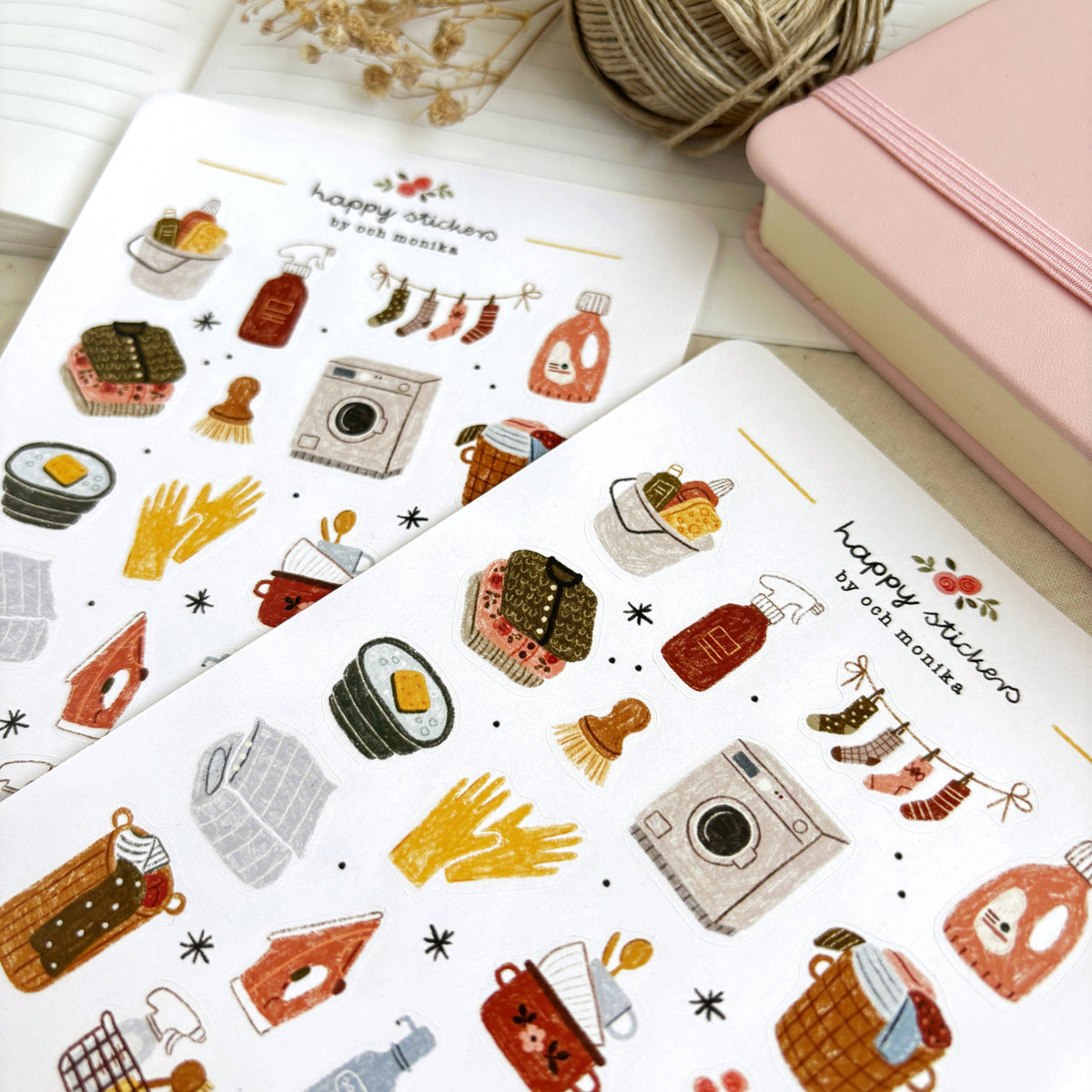 Och Monika Cleaning Day - Sticker Sheet