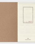 Traveler's Company | 2027 Diary Standard Weekly + Memo | Horizontal | Pre Order | Shipping Oct 19