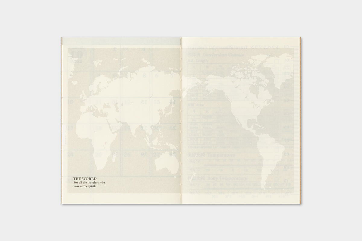 Traveler's Company | 2027 Diary Passport Monthly | Pre Order | Shipping Oct 19