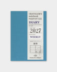 Traveler's Company | 2027 Diary Passport Weekly + Memo | Pre Order | Shipping Oct 19
