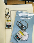 Catdoo | Cozy Cat Acrylic Keychain