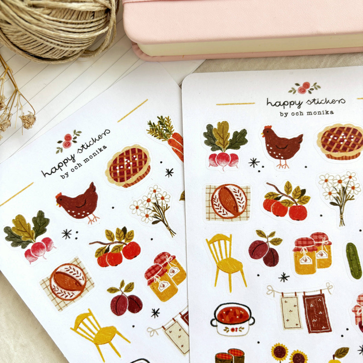 Och Monika Countryside - Sticker Sheet