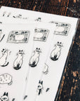 Some Sort of Fern | Siamese Cat  Print On Stickers