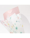 MIDORI A5 Slim Flowers Tabbed File Envelope  | 35466