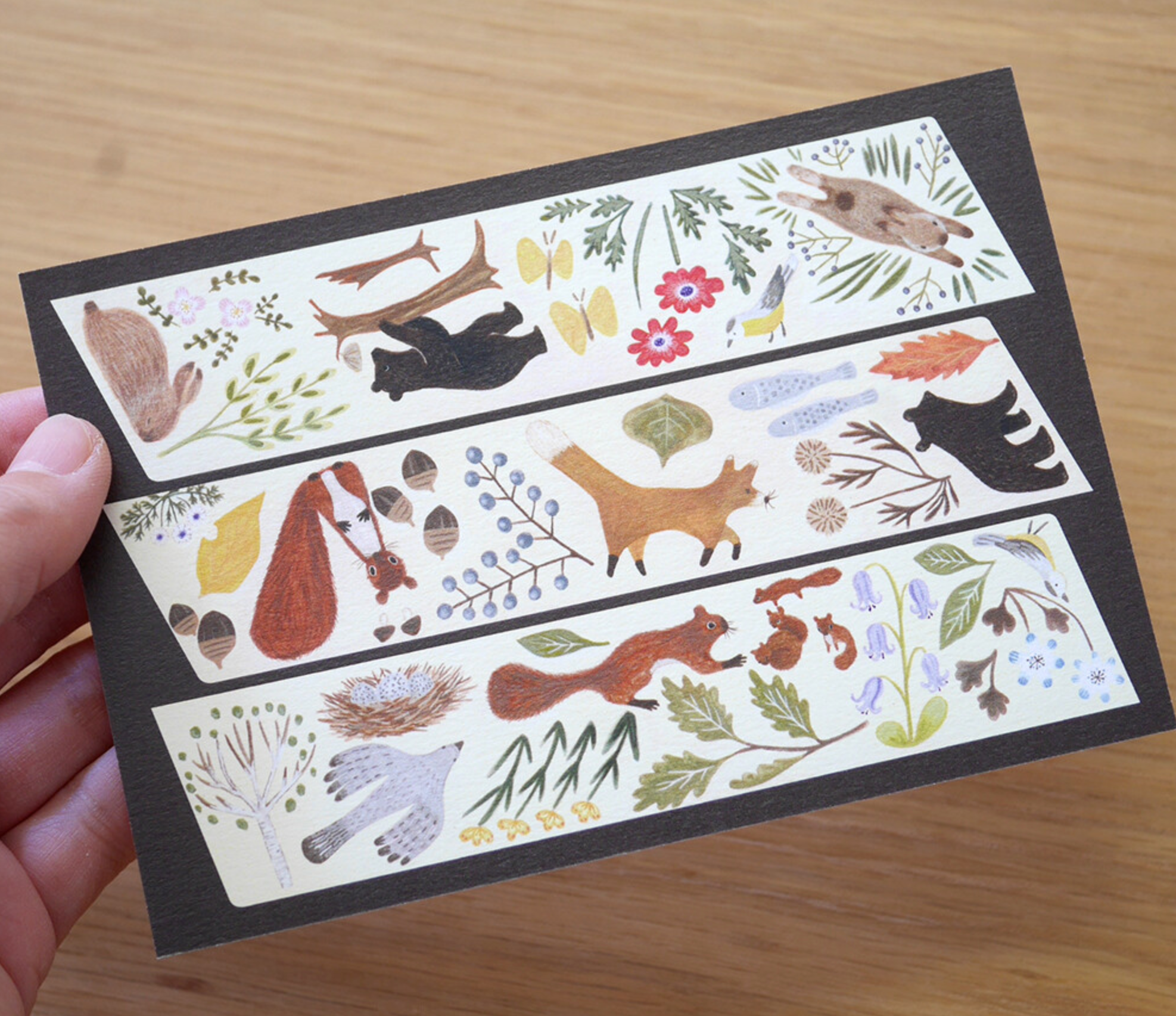 Post Card, Animals Original Illustrations