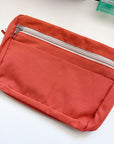 Leyl Handmade | Medium Horizontal Journaling Pouch | Terracotta