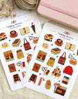 Och Monika | Rainy Bookshop - Sticker Sheet