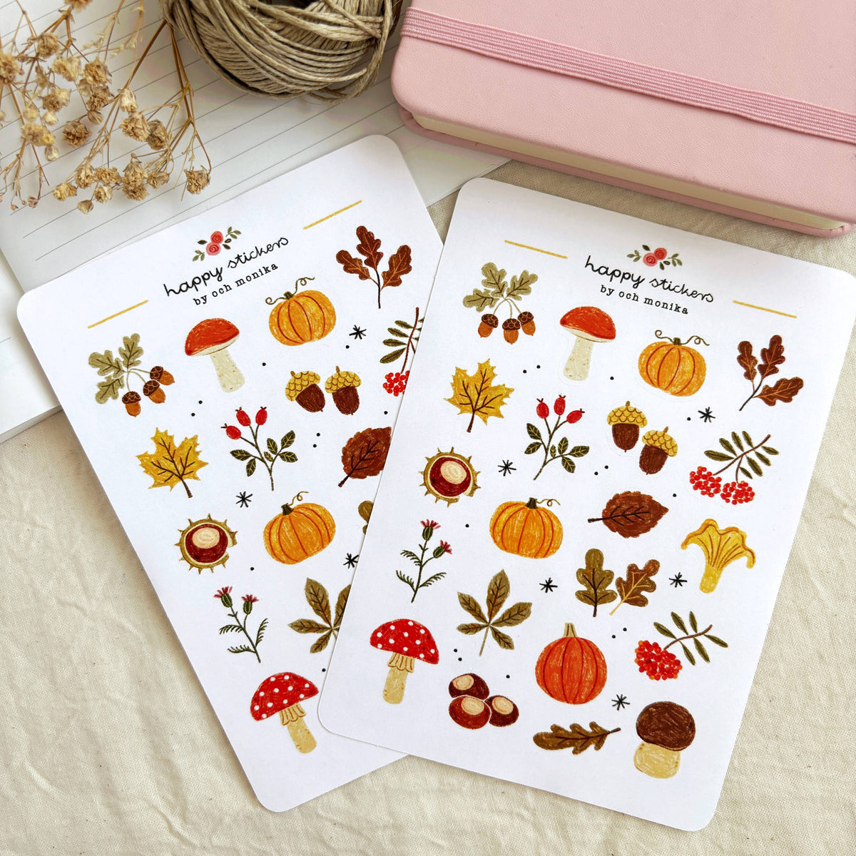 Och Monika Autumn Treasures - Sticker Sheet