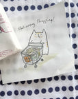 Catdoo Designs x Kuboandlucy | Stationery Shopping Rubber Stamp