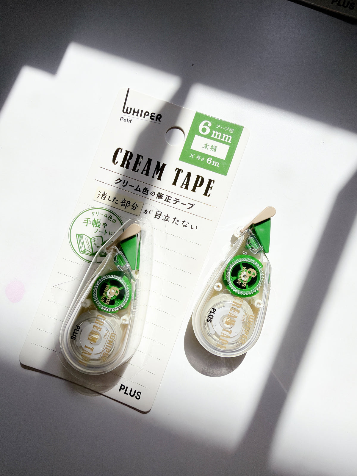 Plus Whiper Petite Correction Tape | Cream