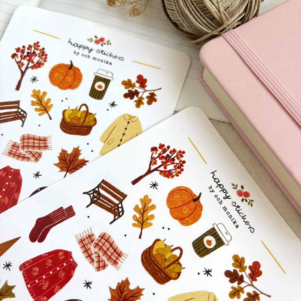 Och Monika Autumn Walk - Sticker Sheet