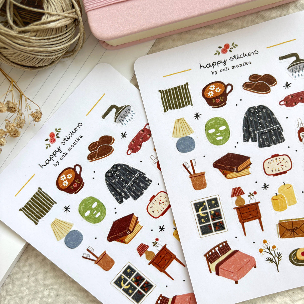 Och Monika Good Night - Sticker Sheet