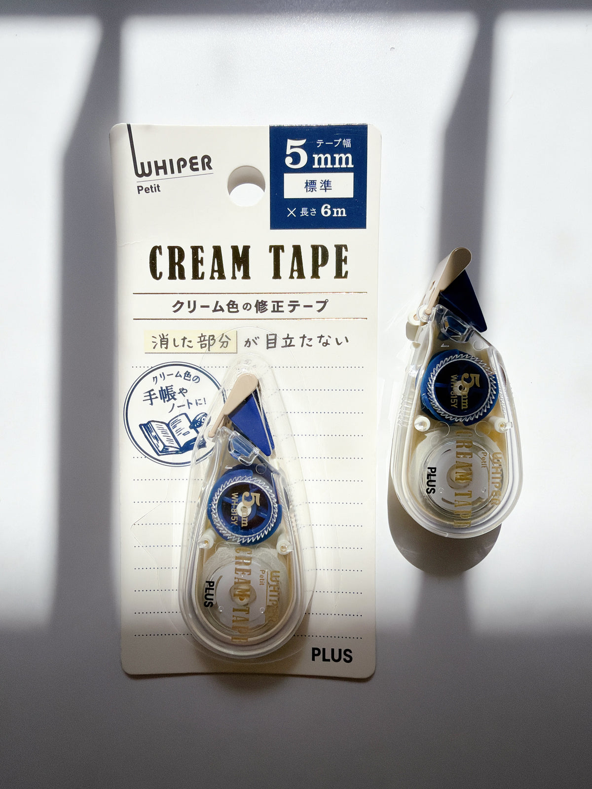 Plus Whiper Petite Correction Tape | Cream