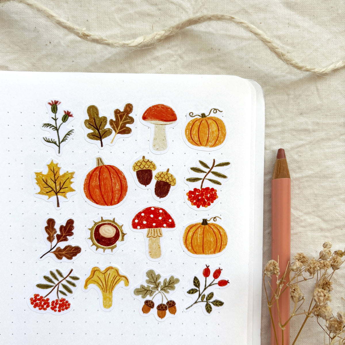 Och Monika Autumn Treasures - Sticker Sheet