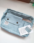 Leyl Handmade | Small Horizontal Journaling Pouch | Denim | PRE ORDER