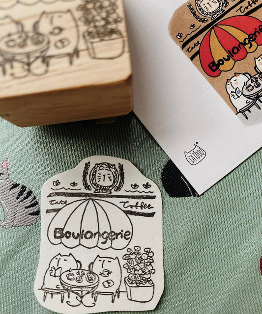 Catdoo Designs | Boulangerie Rubber Stamp