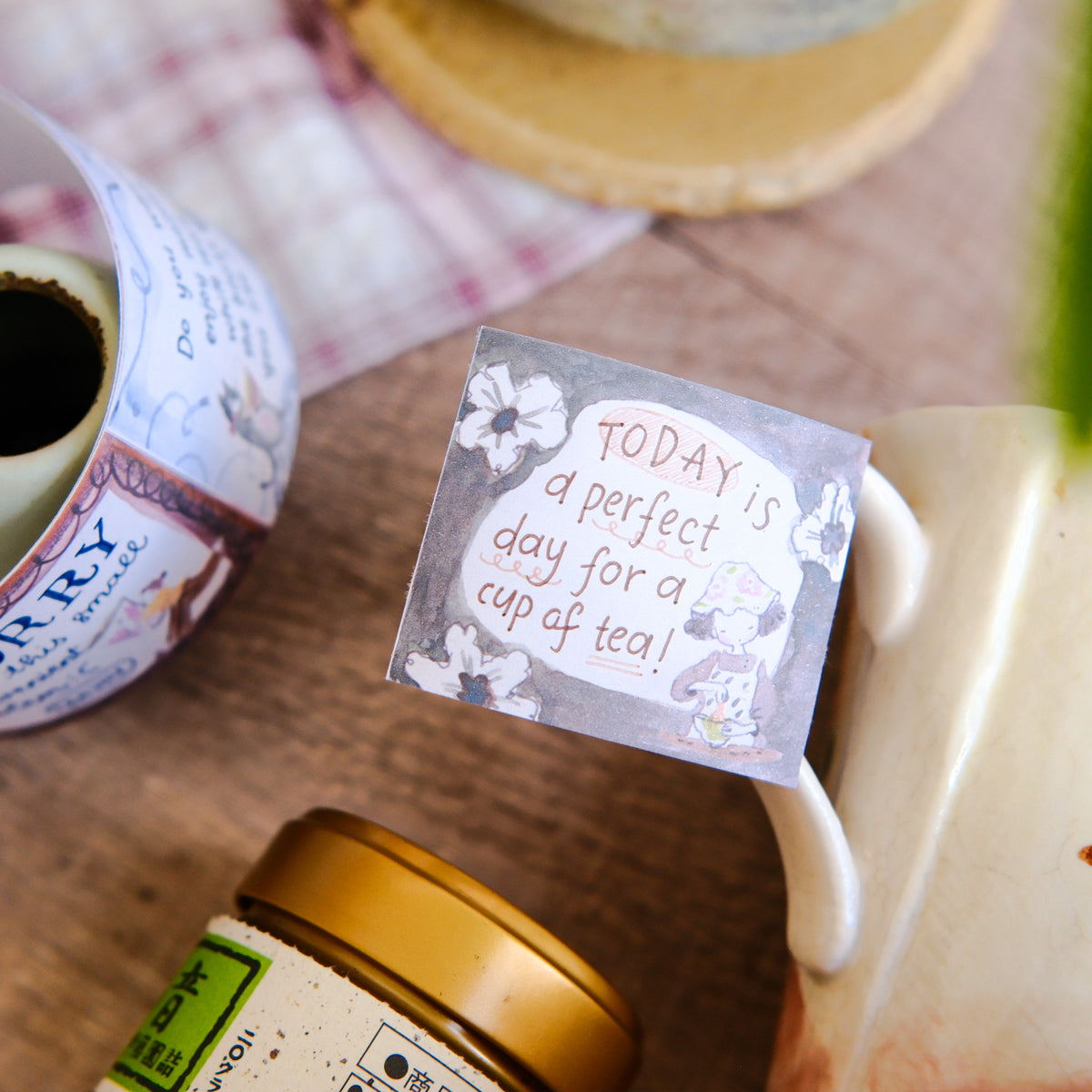 TeaYou | Neko Matcha Ver. B Rolled Notes