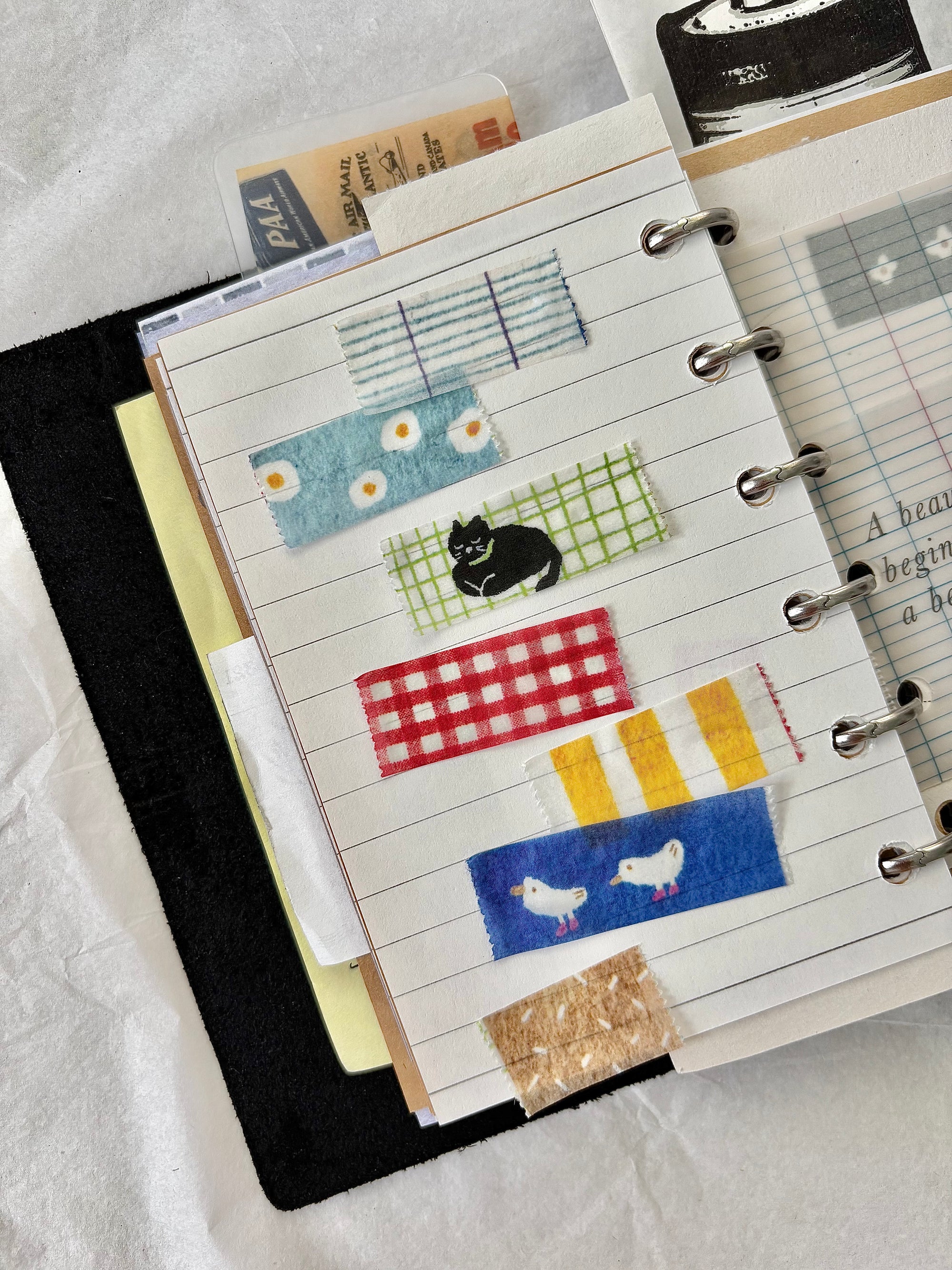 PION | Cat on the Rug Black Cat Washi Tape
