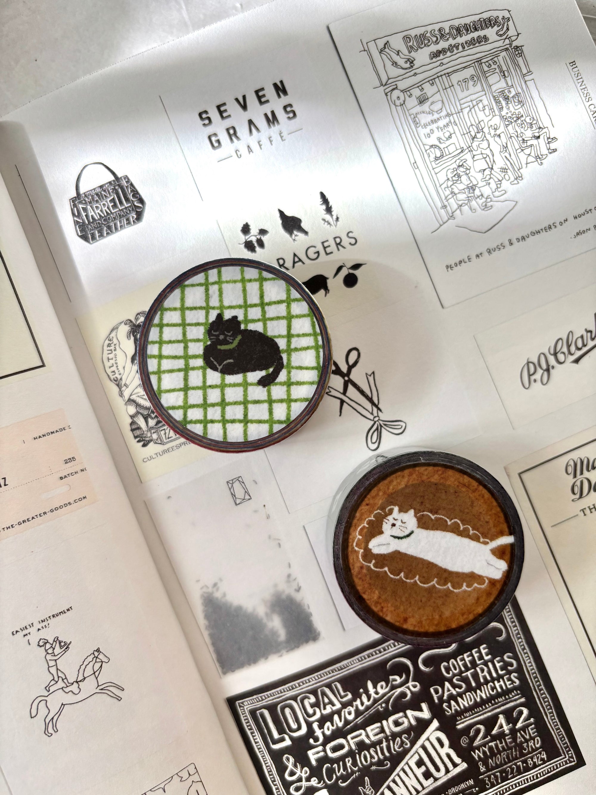 PION | Cat on the Rug Washi Tape
