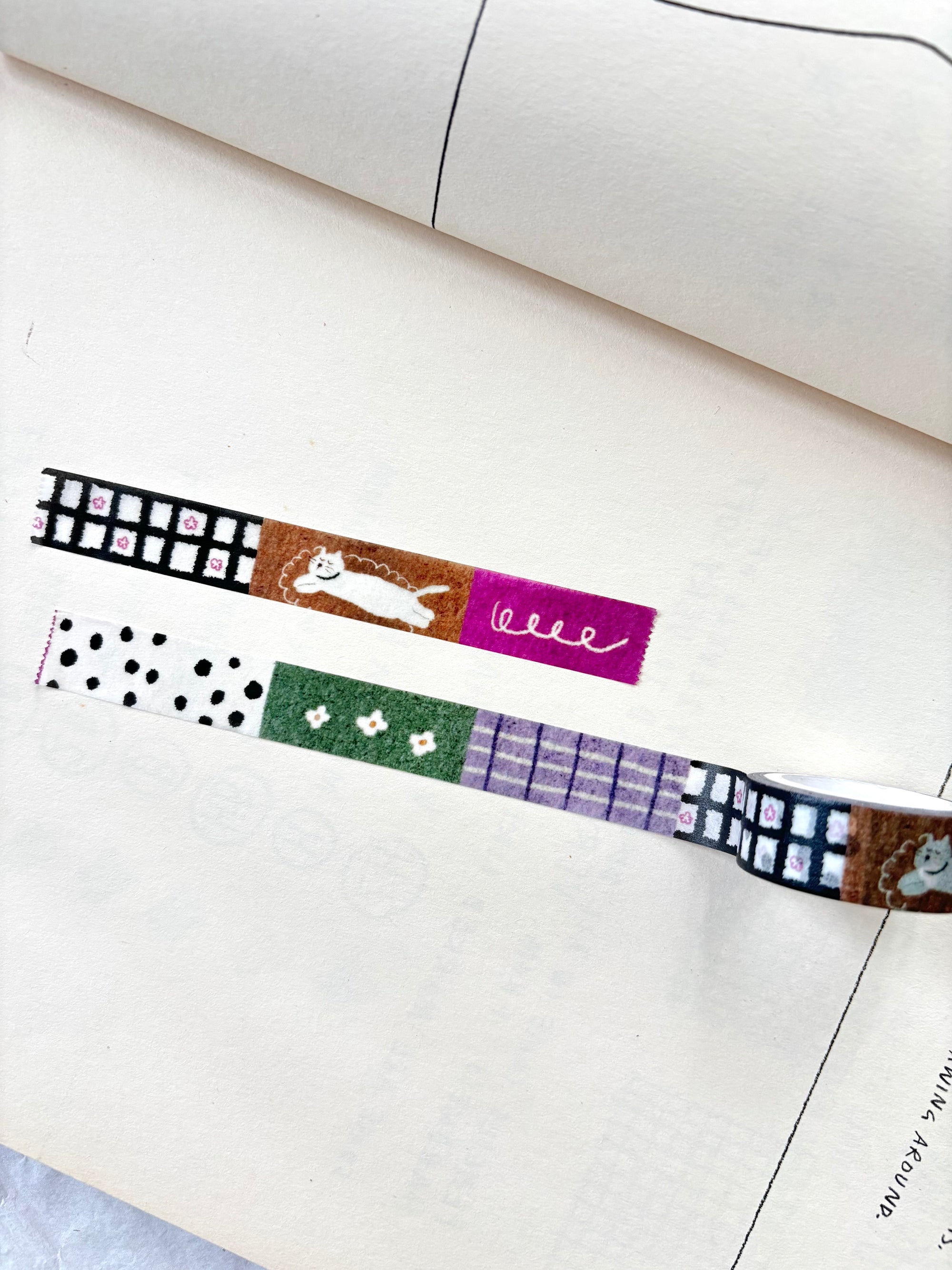 PION | Cat on the Rug Washi Tape
