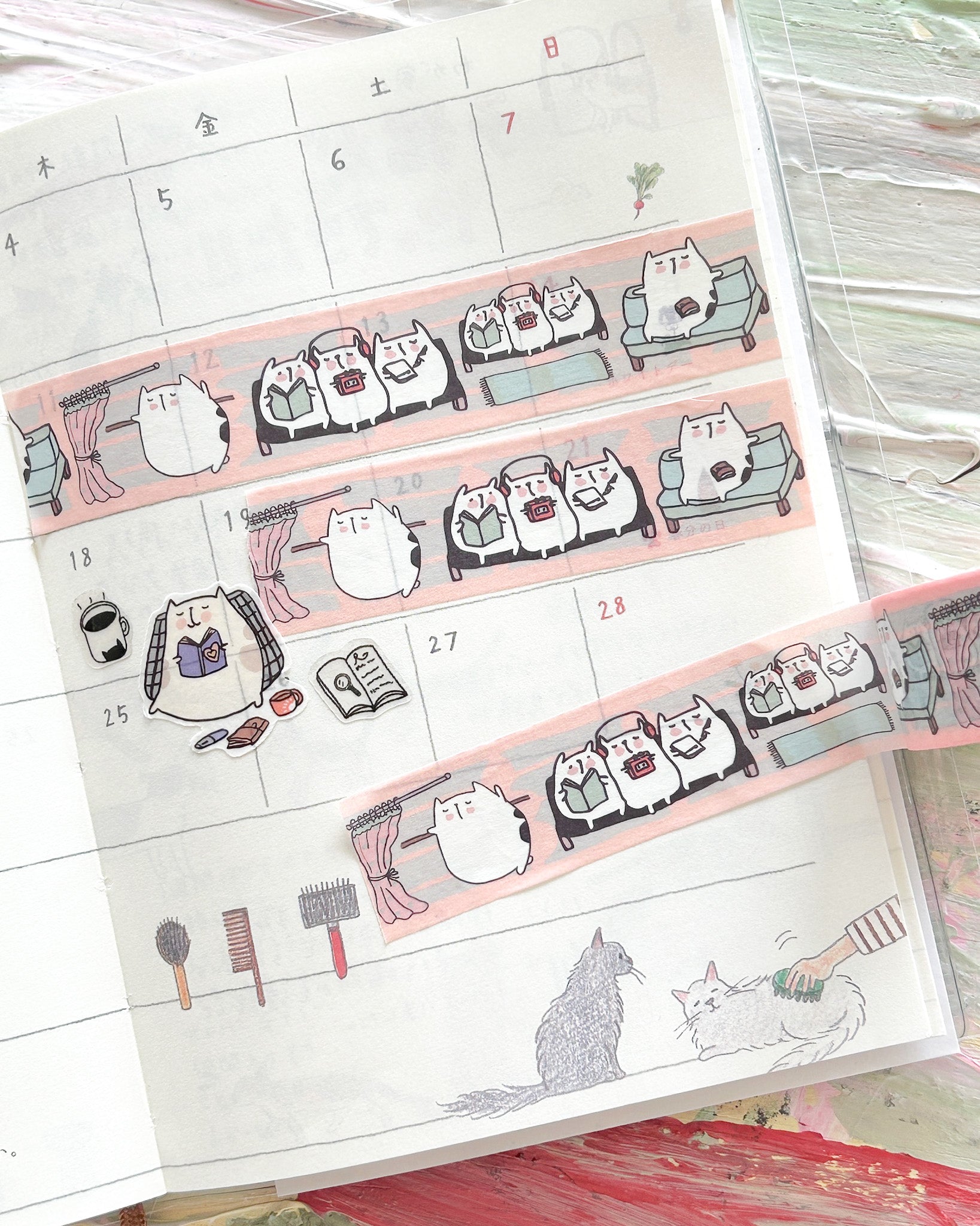 Catdoo | Chill &amp; Relax Washi Tape