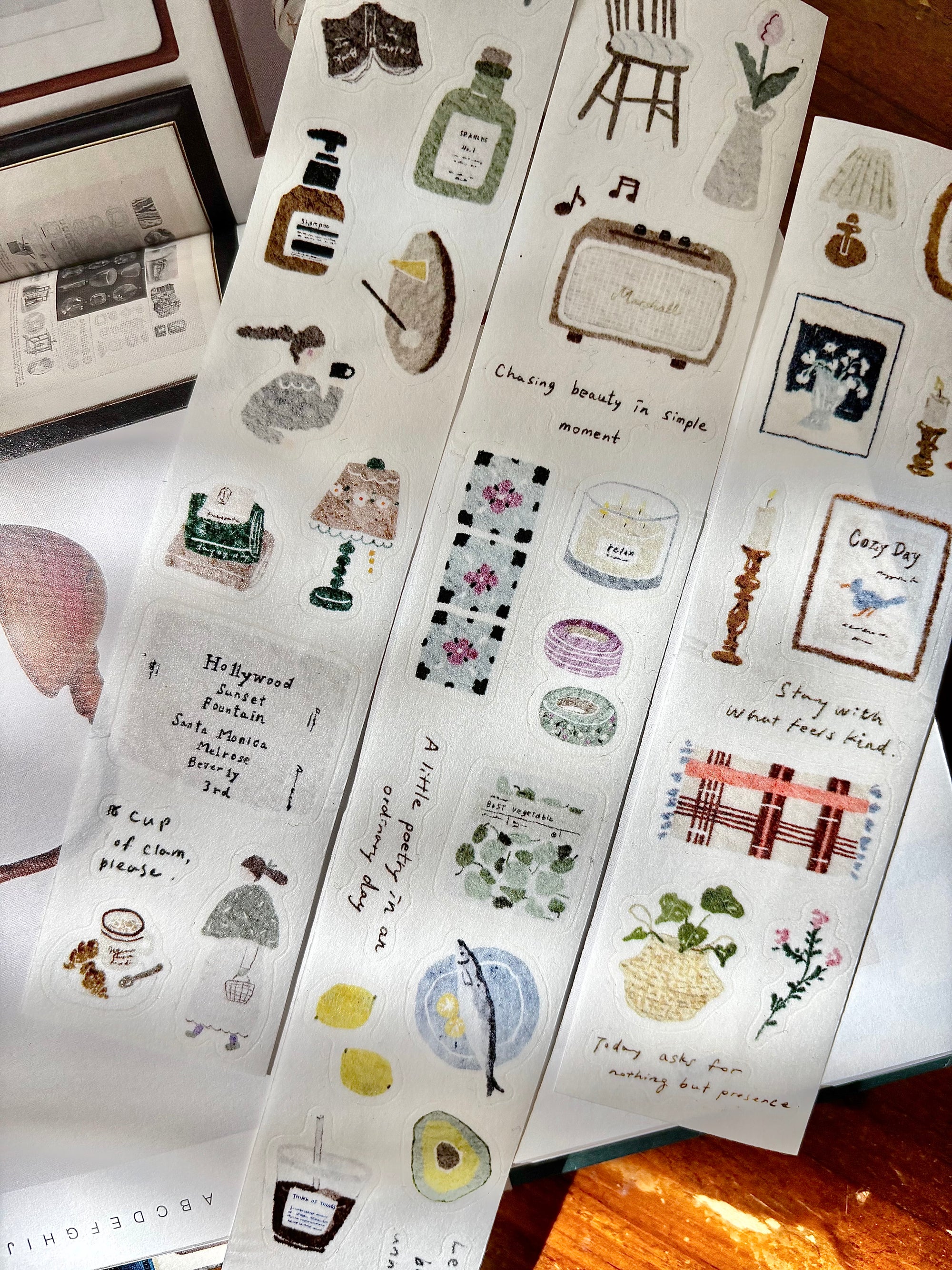 PION | Cozy Mood Kiss Cut Washi Tape