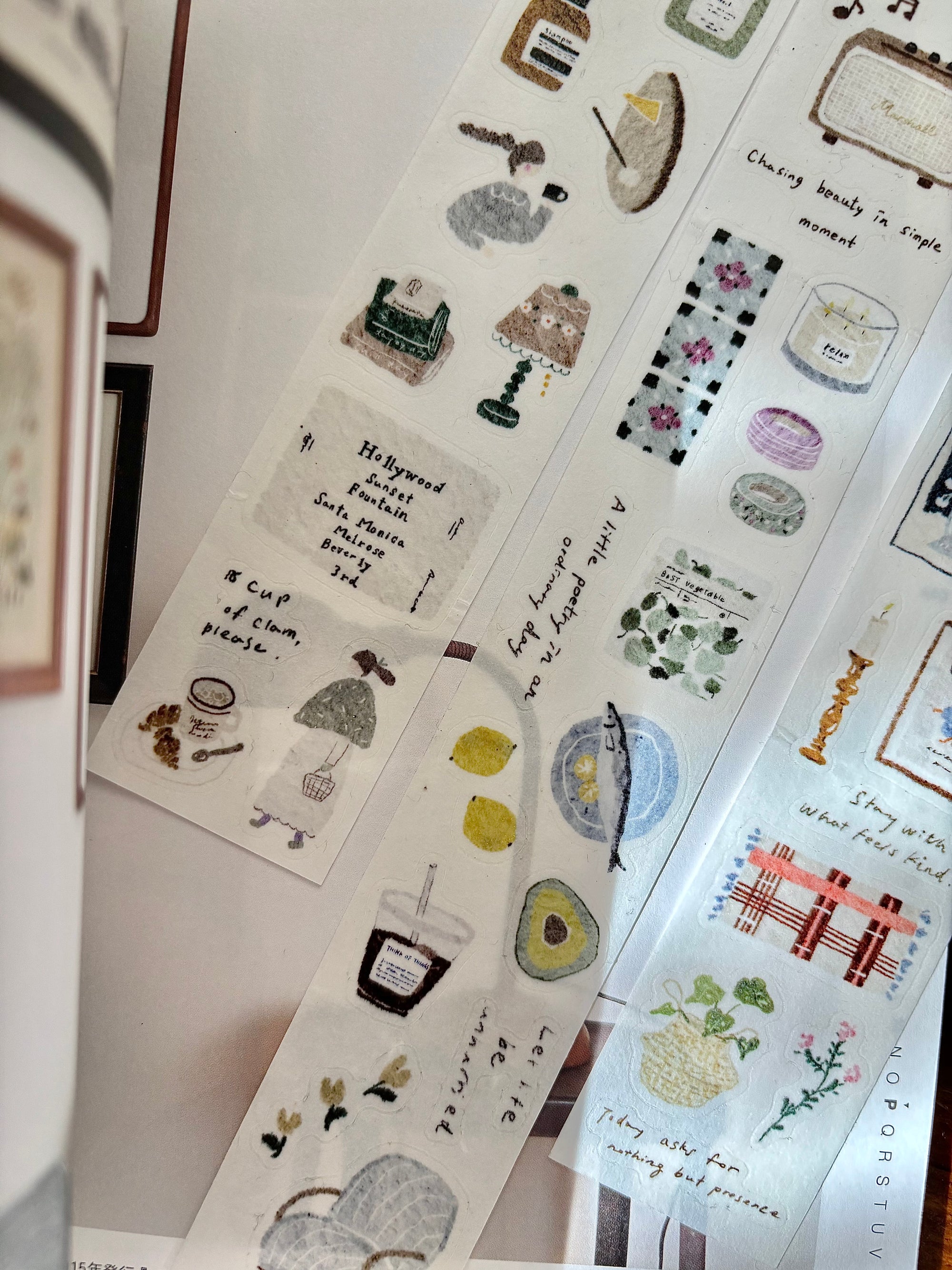 PION | Cozy Mood Kiss Cut Washi Tape