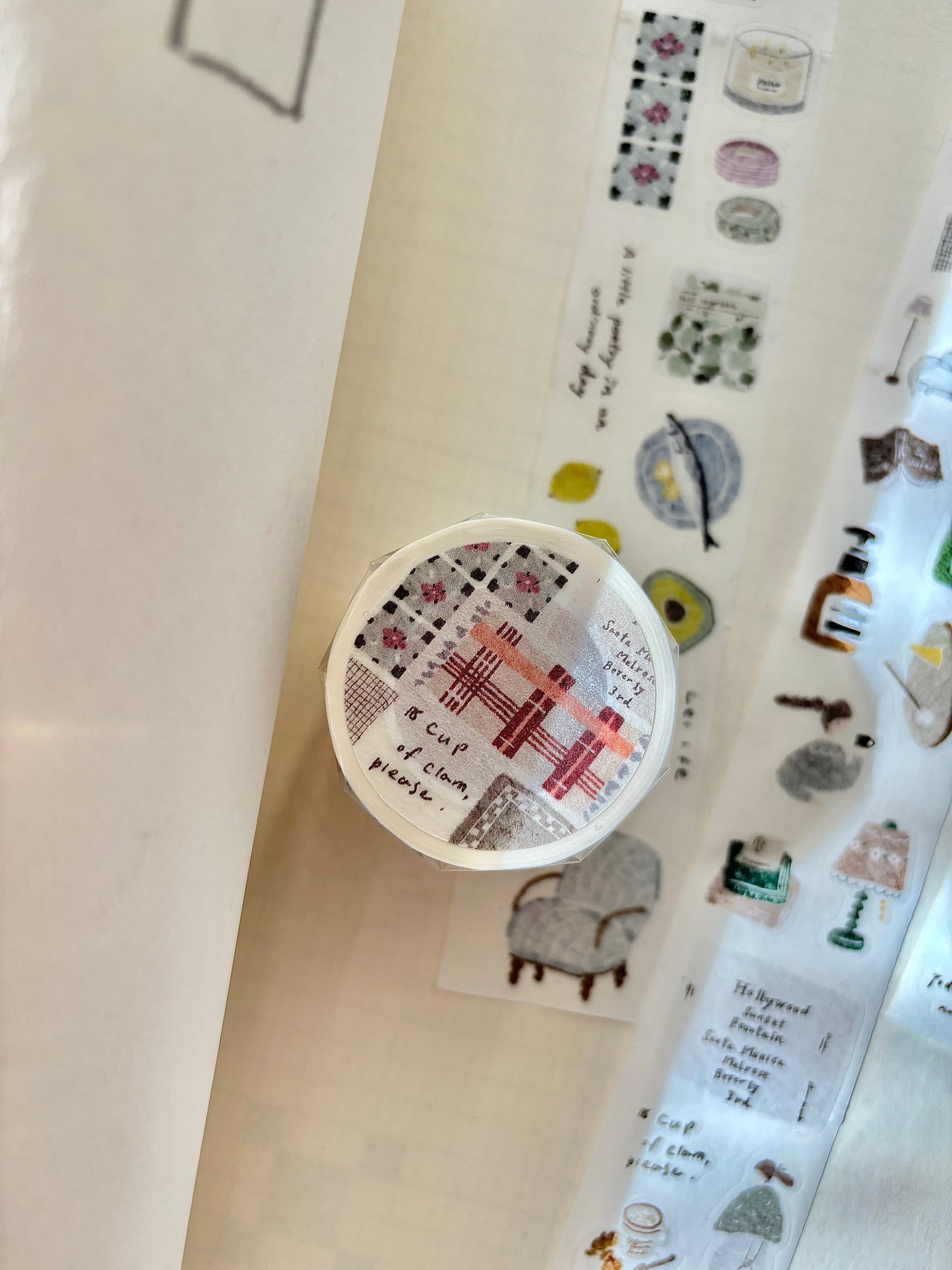PION | Cozy Mood Kiss Cut Washi Tape
