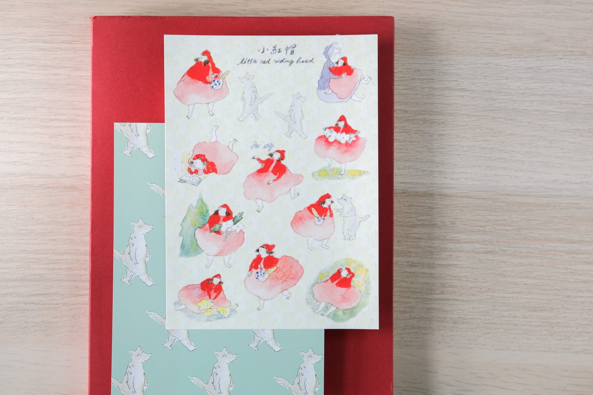 Dodolulu | Little Red Riding Hood Sticker Sheet – KuboandLucy Stationery Co