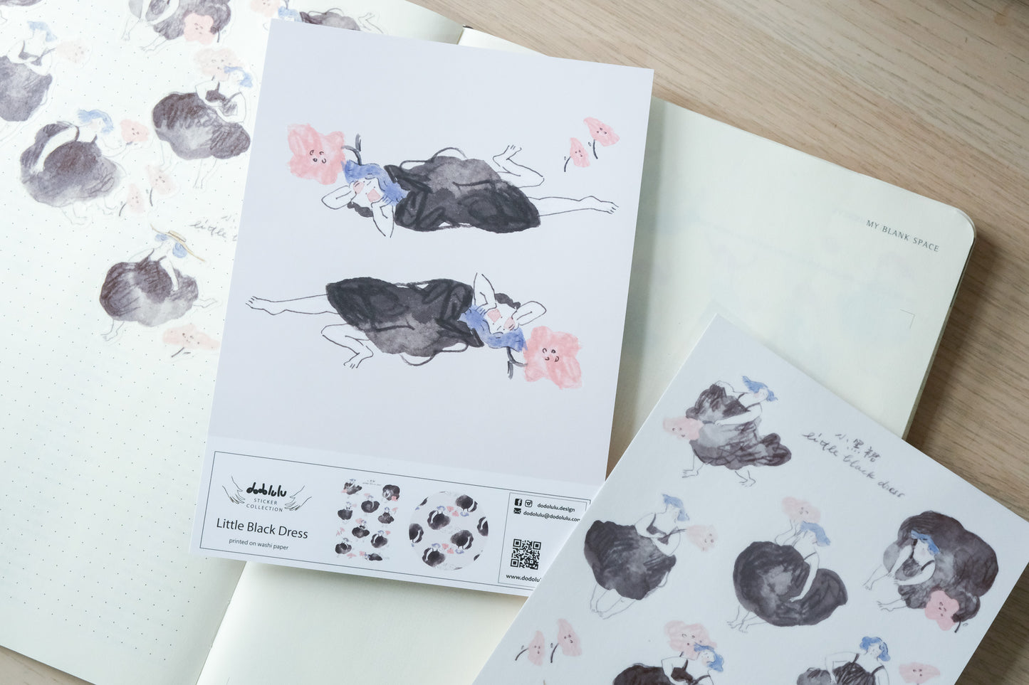 Dodolulu | Little Black Dress Sticker Sheet