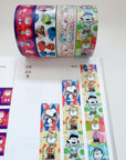 MT Masking Tape | Peanuts Gang "Party" Vertical (Multi Color) | MTPNUT14