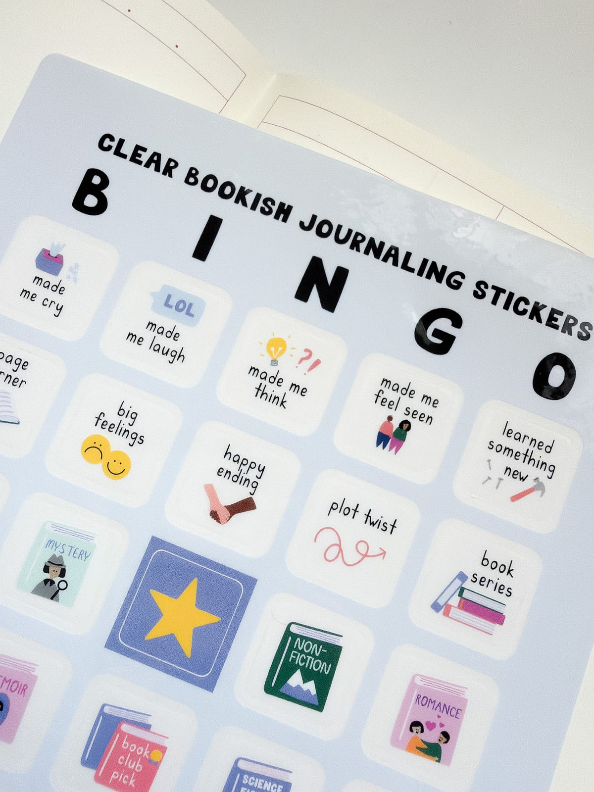 Kwohtation | Bookish Bingo Journaling Stickers