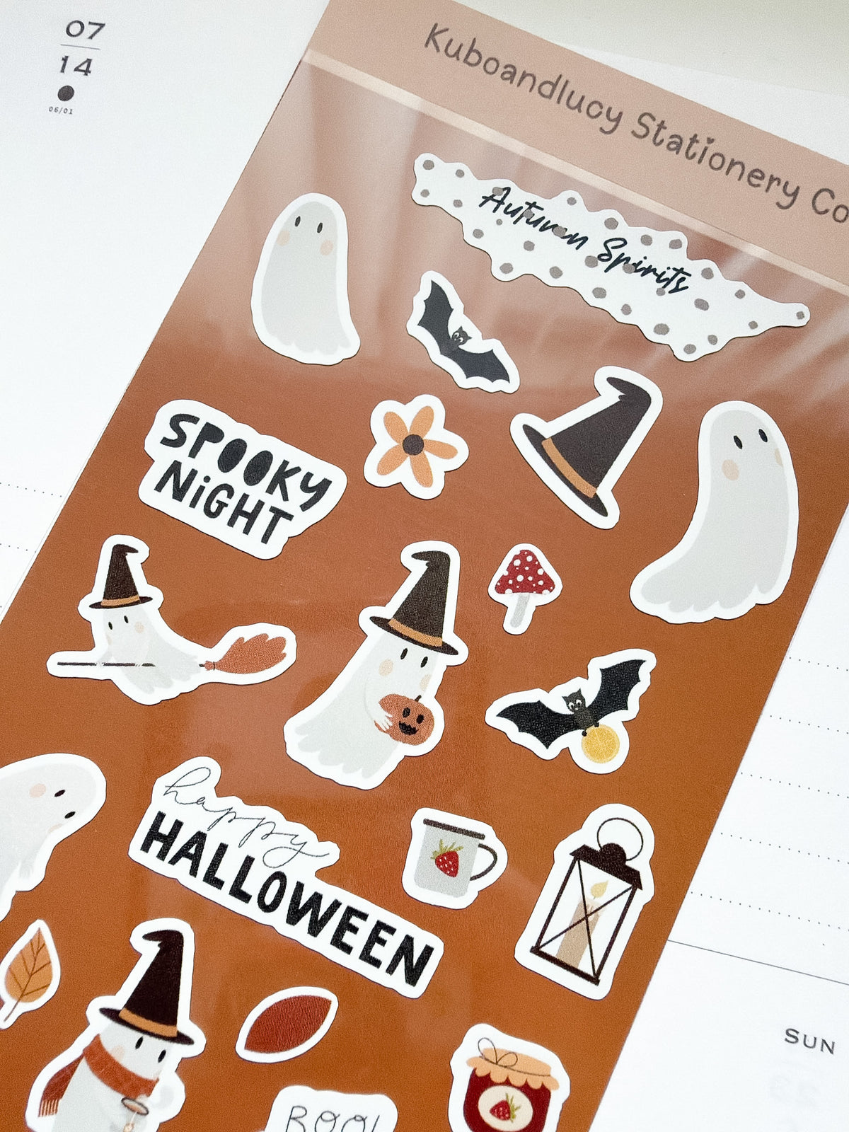 Kuboandlucy Stationery Co | Autumn Spirit Sticker Sheet