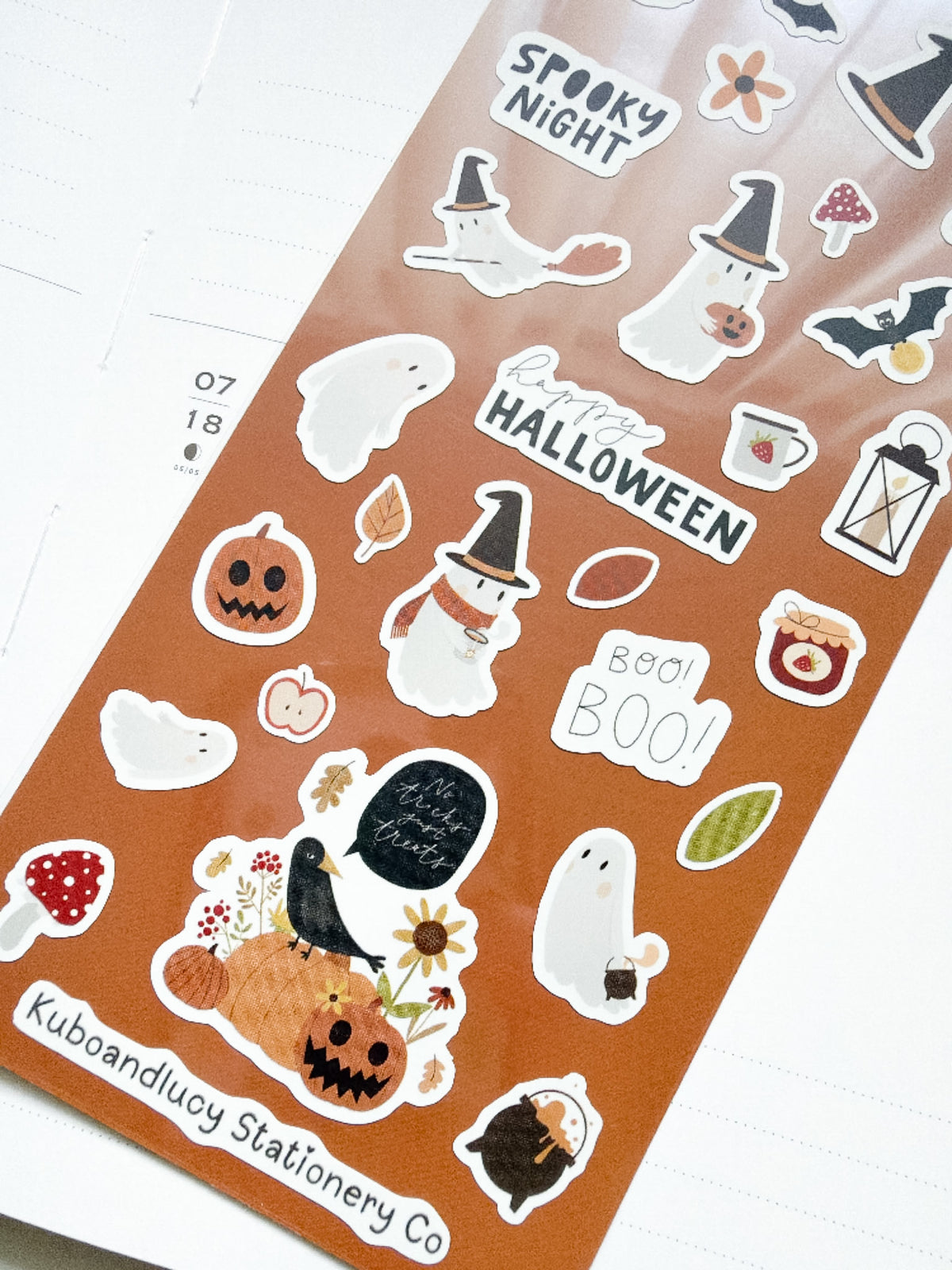 Kuboandlucy Stationery Co | Autumn Spirit Sticker Sheet