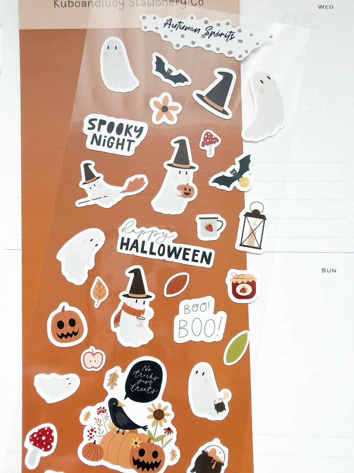 Kuboandlucy Stationery Co | Autumn Spirit Sticker Sheet