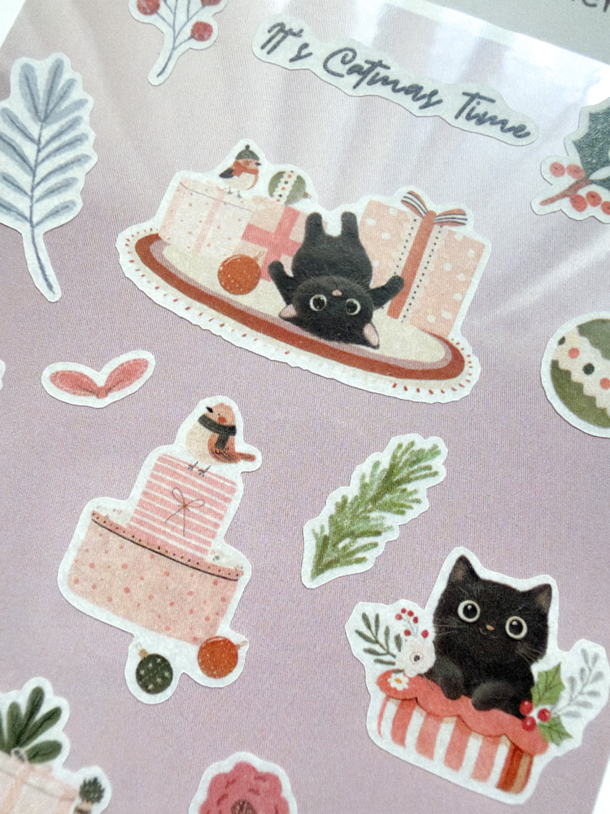 Kuboandlucy Stationery Co | It's Catsmas Sticker Sheet