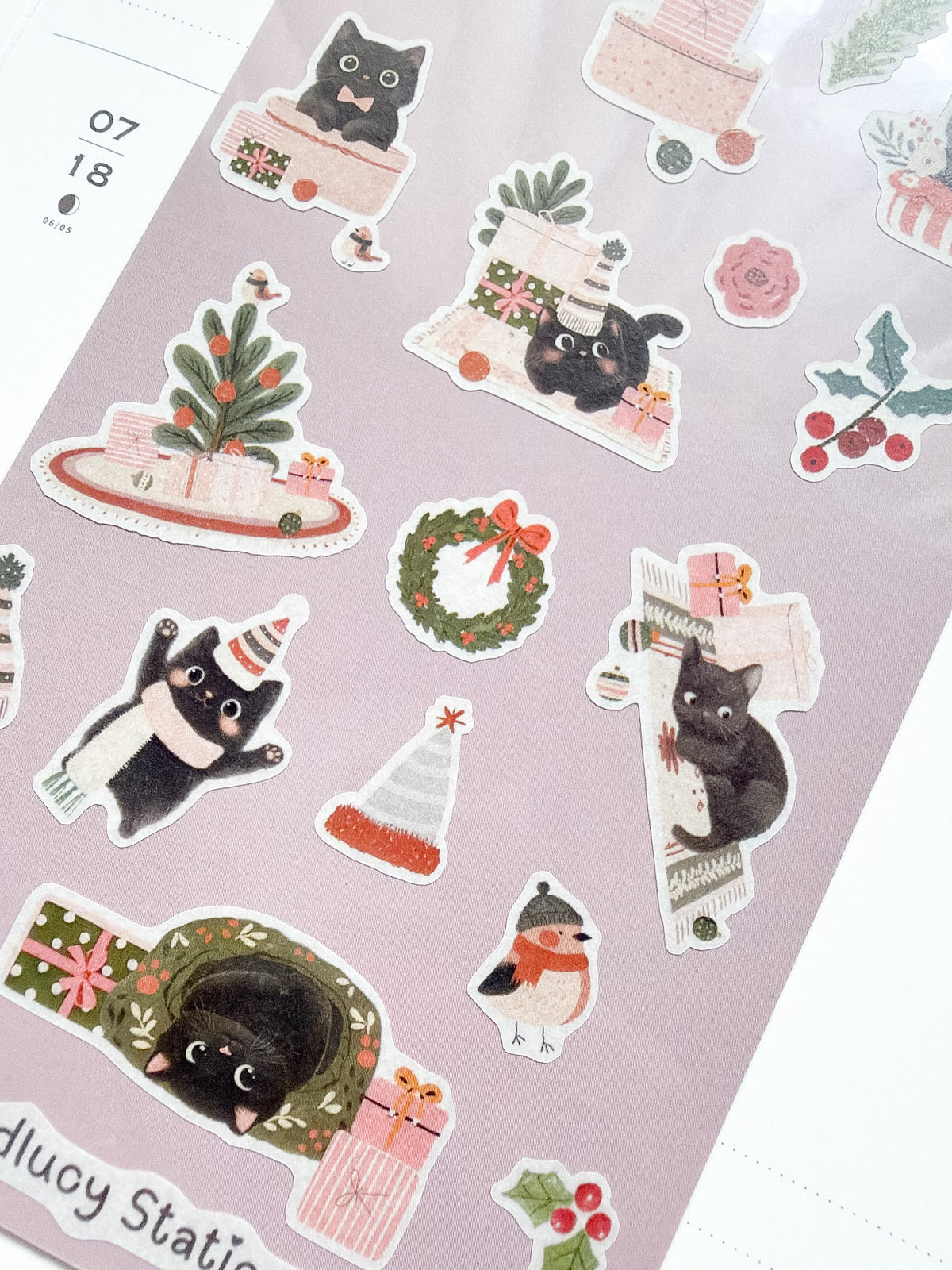 Kuboandlucy Stationery Co | It's Catsmas Sticker Sheet