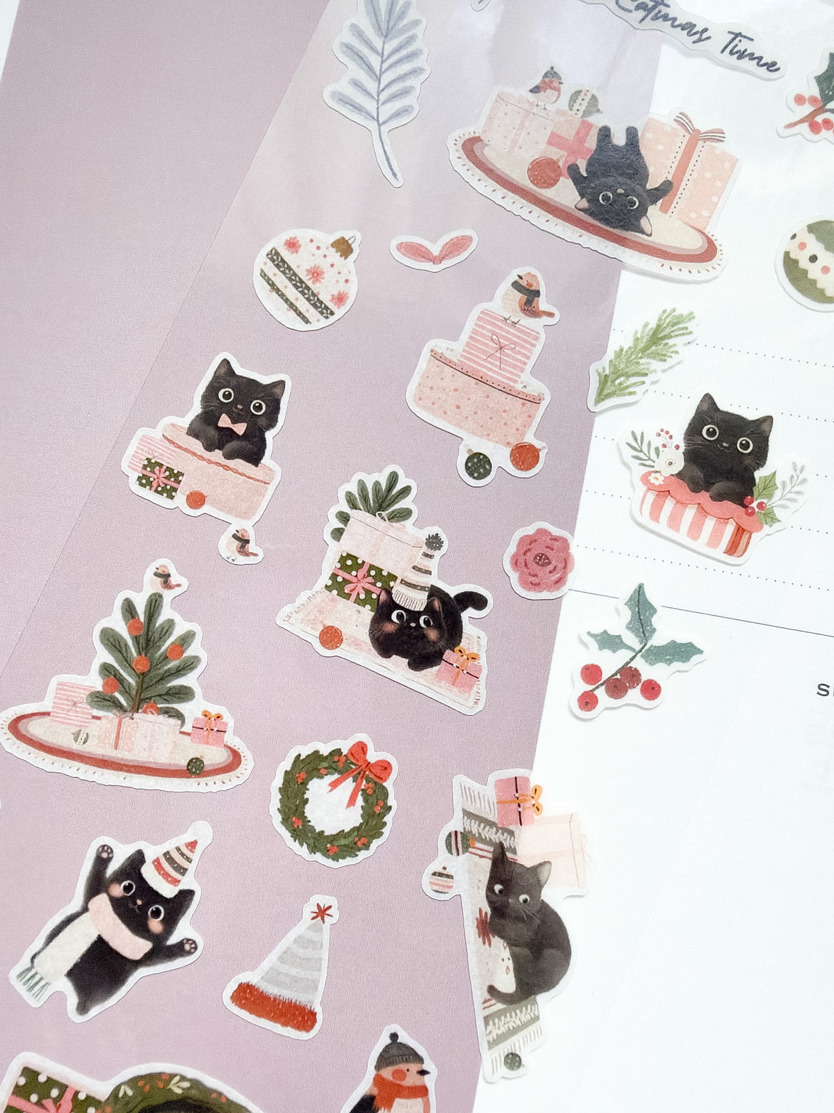 Kuboandlucy Stationery Co | It's Catsmas Sticker Sheet