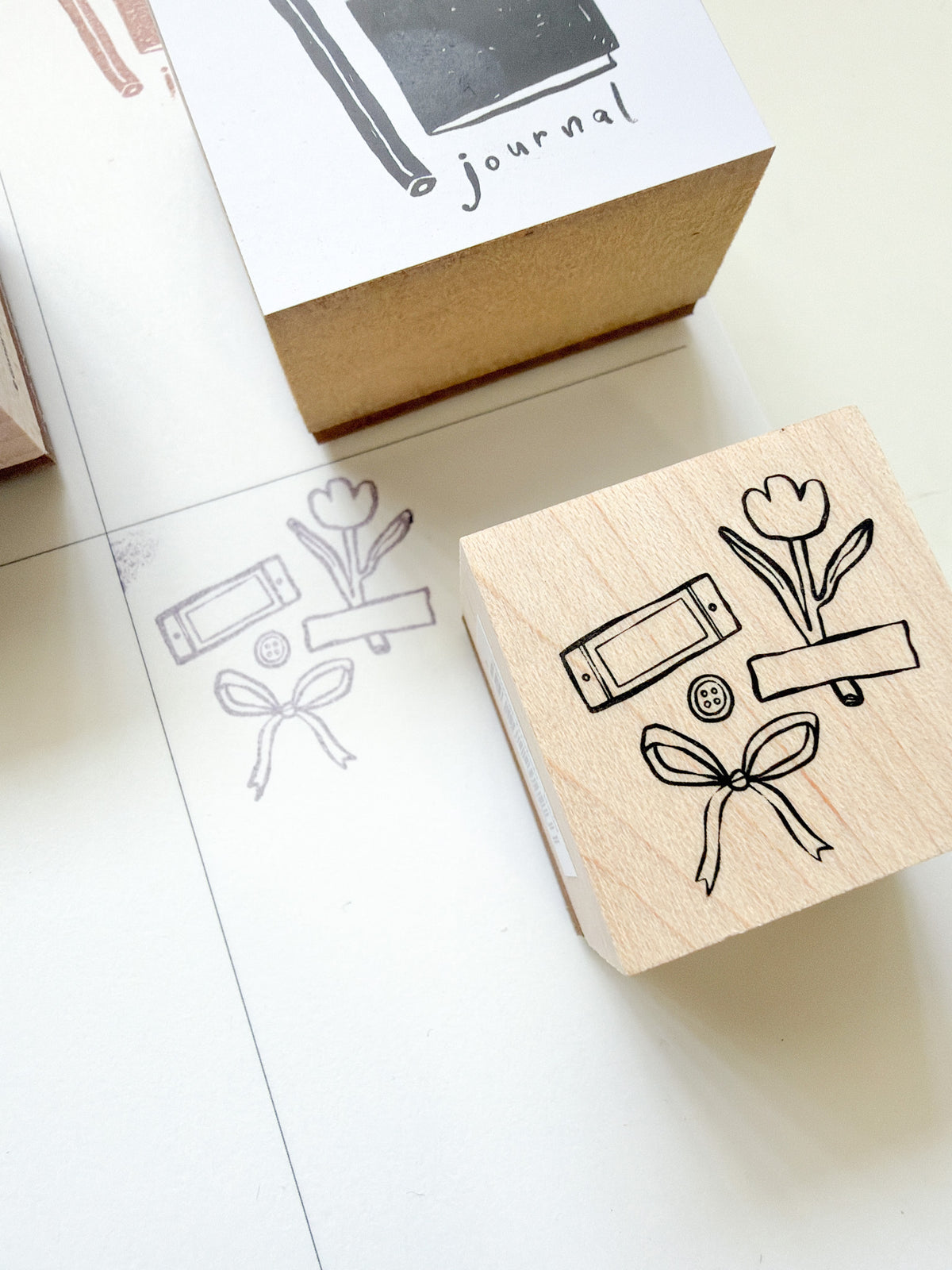 Grumpy Nook | Journal Trinkets Rubber Stamp